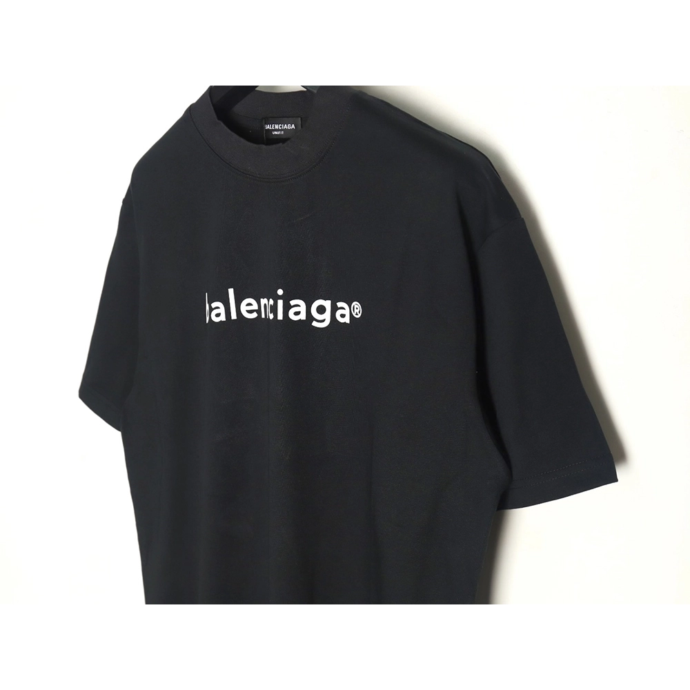 Balenciaga Small R Logo Print Short Sleeve Tshirt,Balenciaga T Shirt,Tshirt,APPAREL