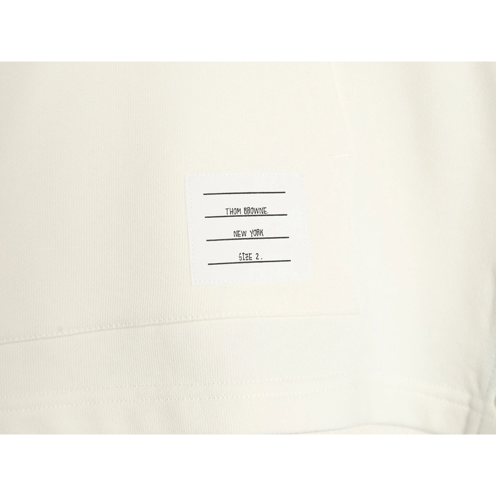 Thom Browne FourBar YarnDyed Crew Neck Sweatshirt,Thom Browne Sweatshirt,Sweatshirt,APPAREL