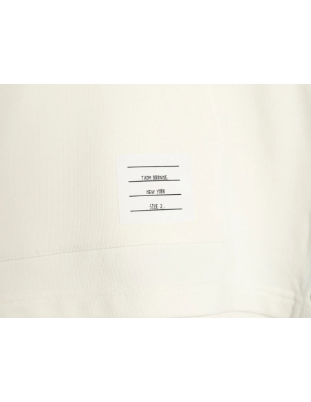 Thom Browne FourBar YarnDyed Crew Neck Sweatshirt,Thom Browne Sweatshirt,Sweatshirt,APPAREL