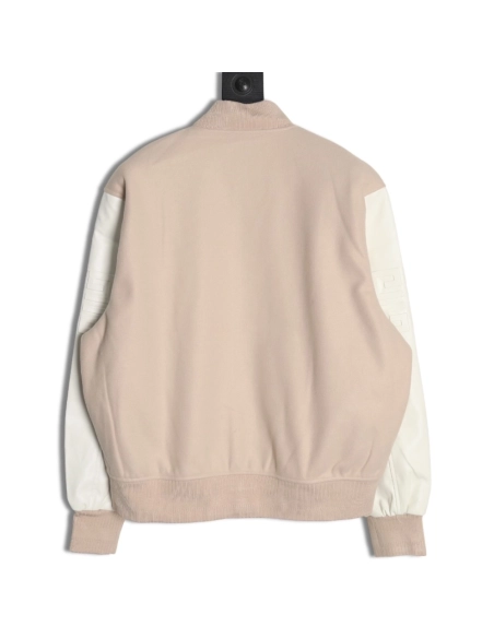 Givenchy embroidered letter patchwork wool baseball jacket,Givenchy Jacket,Jacket,APPAREL