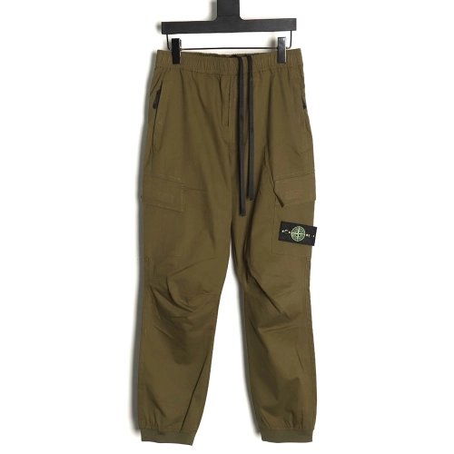 Stone Island Compass patch multipocket cargo trousers,Stone Island Trousers,CASUAL PANTS,APPAREL