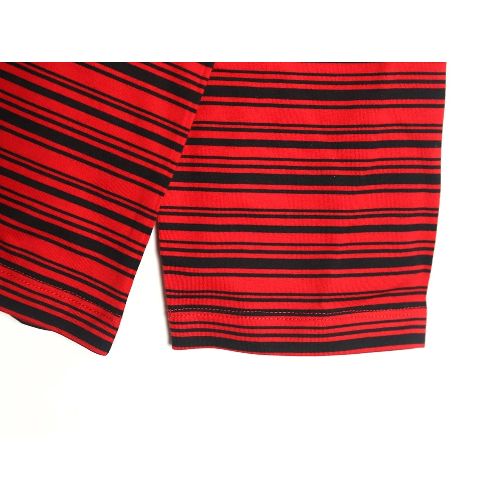 Miu Miu Red Striped Long Sleeve TShirt,Miu Miu T Shirt,Tshirt,APPAREL