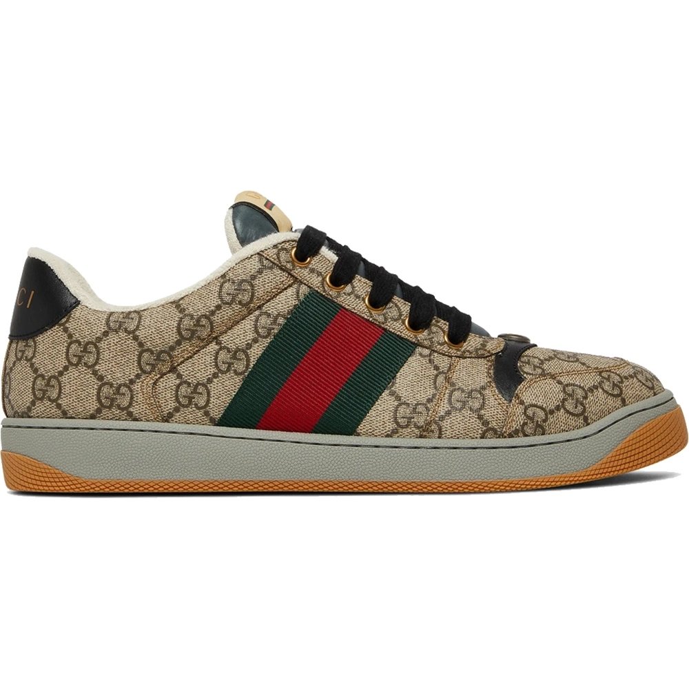 Gucci Screener Sneaker GG Monogram - Beige,GUCCI SHOES
