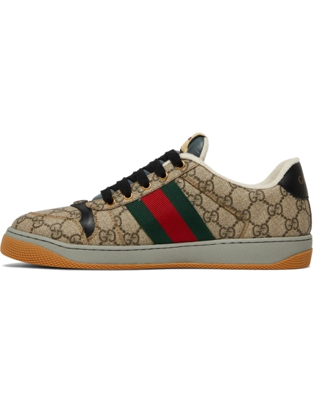 Gucci Screener Sneaker GG Monogram - Beige,GUCCI SHOES