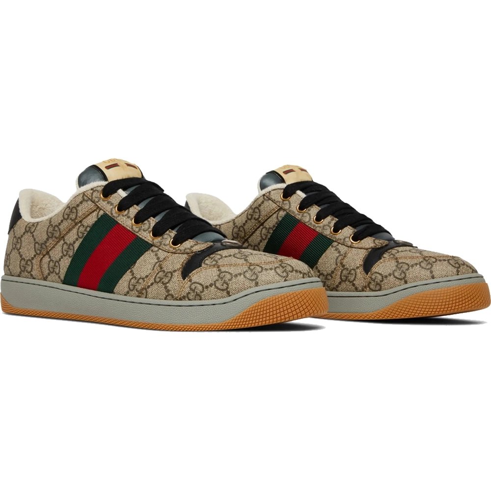 Gucci Screener Sneaker GG Monogram - Beige,GUCCI SHOES