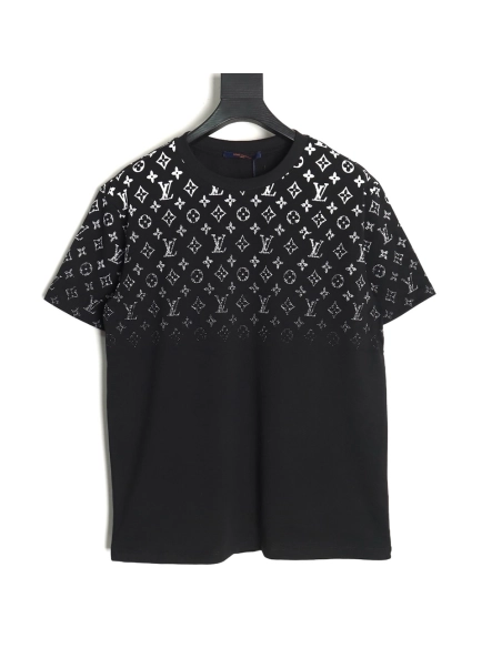 Louis Vuitton gradient full print monogram short-sleeved T-shirt TSK1,Louis Vuitton