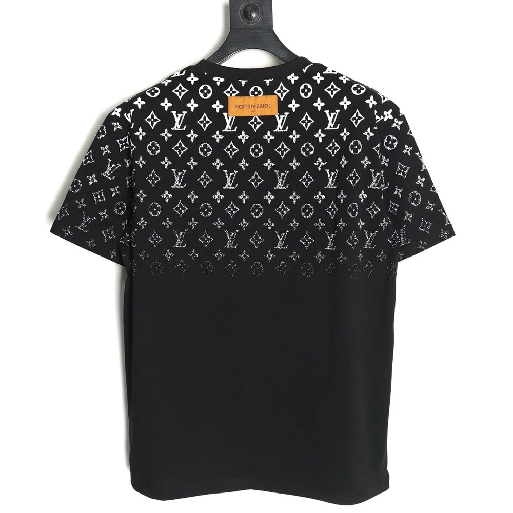 Louis Vuitton gradient full print monogram short-sleeved T-shirt TSK1,Louis Vuitton