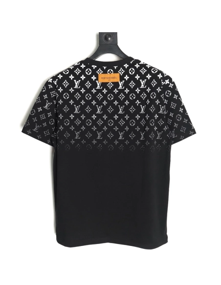 Louis Vuitton gradient full print monogram short-sleeved T-shirt TSK1,Louis Vuitton