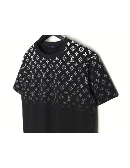 Louis Vuitton gradient full print monogram short-sleeved T-shirt TSK1,Louis Vuitton