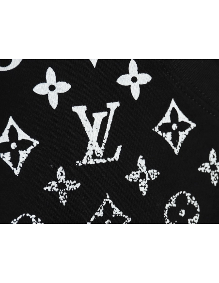 Louis Vuitton gradient full print monogram short-sleeved T-shirt TSK1,Louis Vuitton
