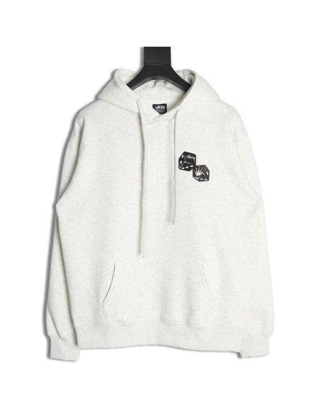 Stussy dice crown fleece hoodie,Stussy