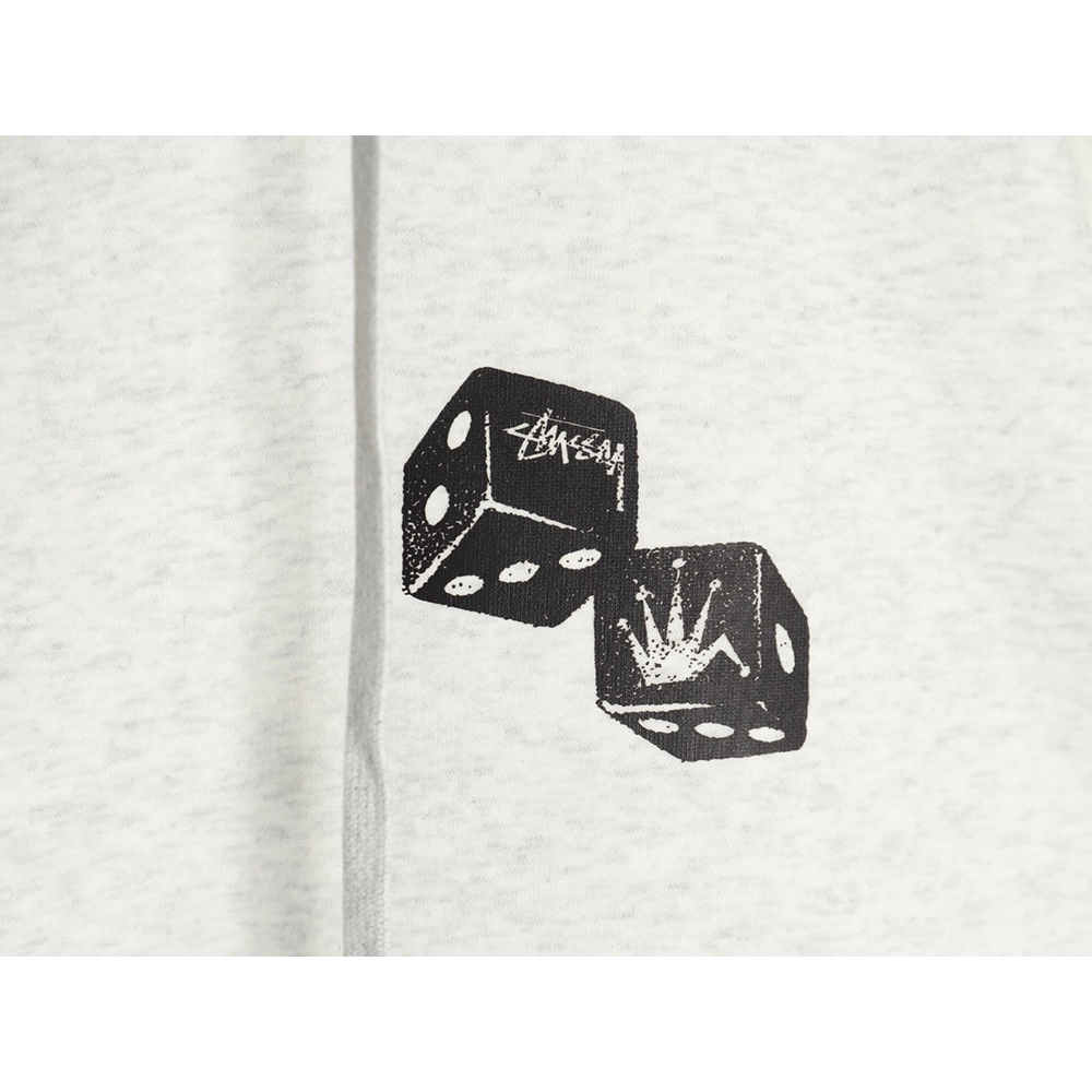 Stussy dice crown fleece hoodie,Stussy