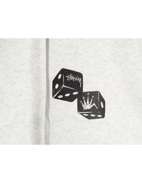 Stussy dice crown fleece hoodie,Stussy