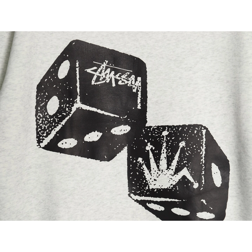 Stussy dice crown fleece hoodie,Stussy