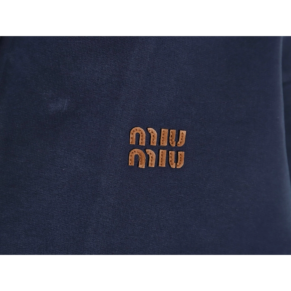 Miu Miu lettering appliqu¨¦ air layer zipper jacket,Miu Miu