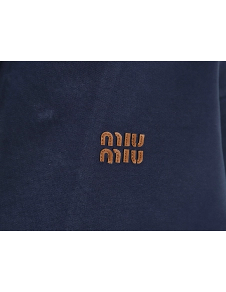 Miu Miu lettering appliqu¨¦ air layer zipper jacket,Miu Miu