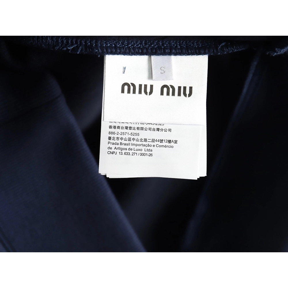 Miu Miu lettering appliqu¨¦ air layer zipper jacket,Miu Miu