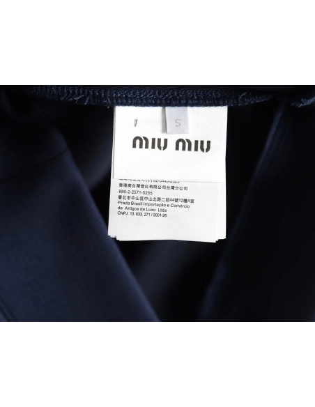 Miu Miu lettering appliqu¨¦ air layer zipper jacket,Miu Miu