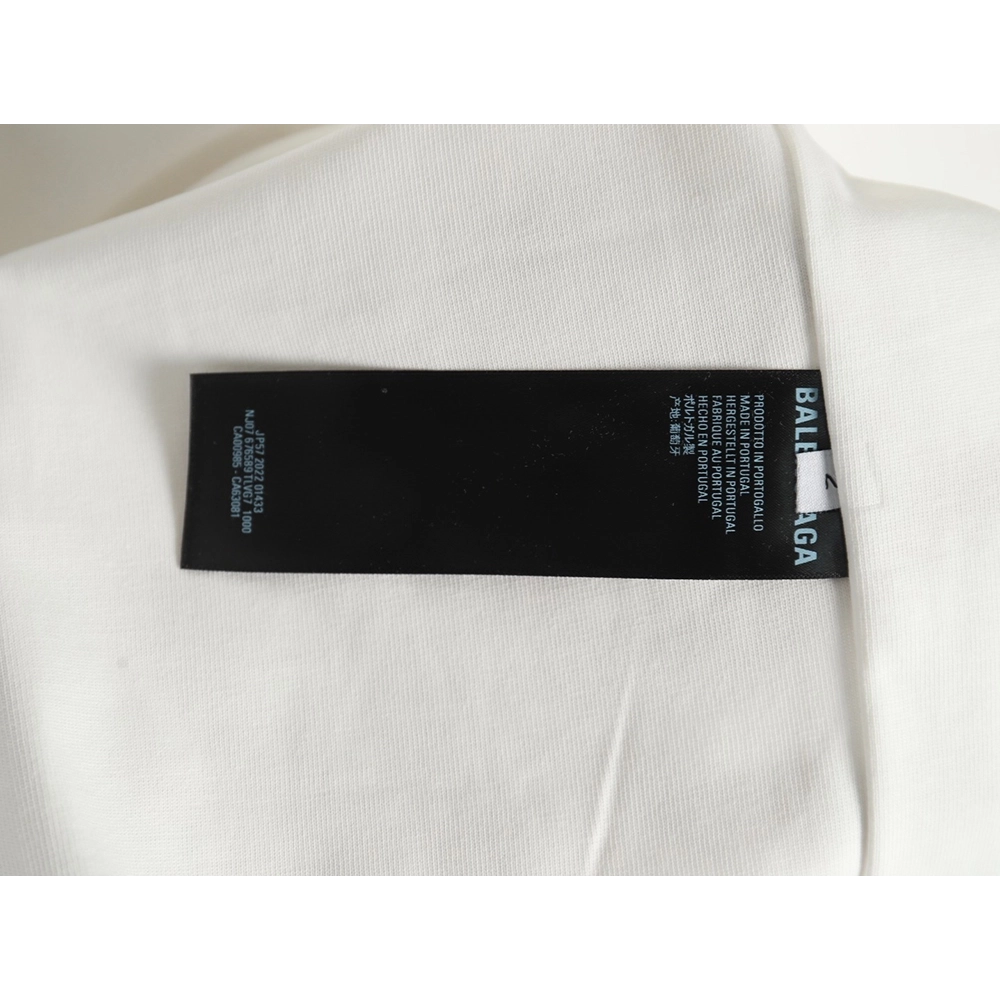 Balenciaga &amp; Adidas co-branded embroidered short-sleeved T-shirt,Balenciaga