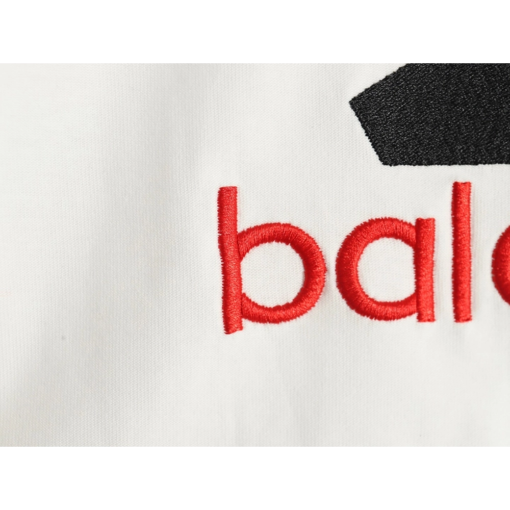 Balenciaga &amp; Adidas co-branded embroidered short-sleeved T-shirt,Balenciaga
