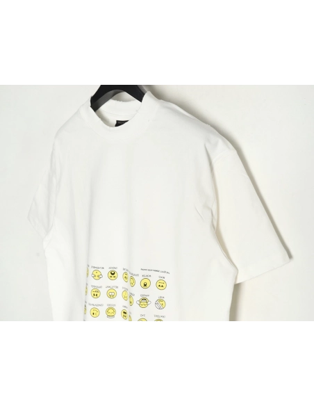 Balenciaga emoji print short-sleeved T-shirt,Balenciaga