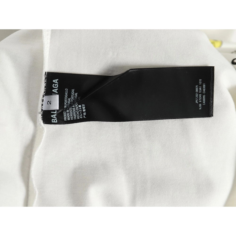 Balenciaga emoji print short-sleeved T-shirt,Balenciaga