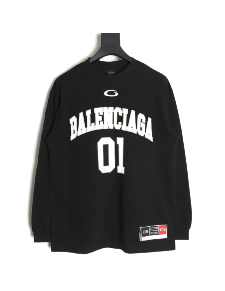 Balenciga No. 01 Long Sleeve T-Shirt TSK1,Balenciaga