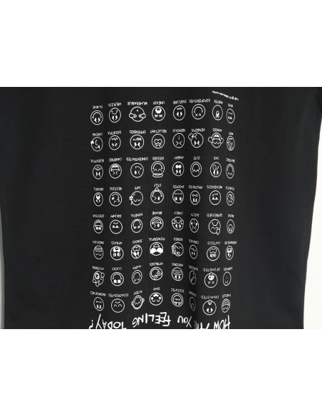 Balenciaga emoji print short-sleeved T-shirt TSK1,Balenciaga