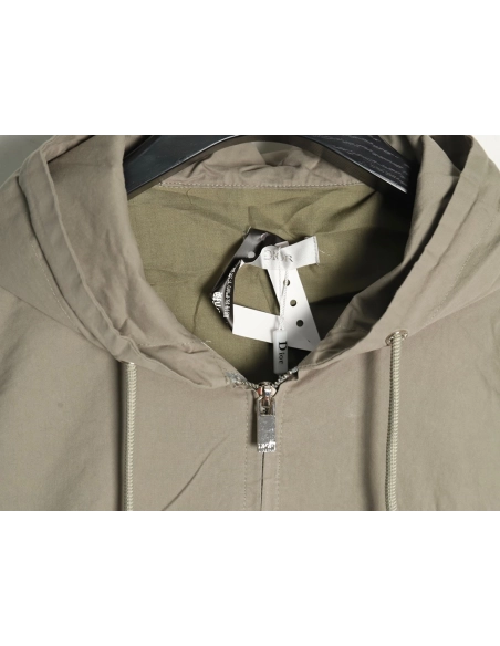 Dior letter print hooded windbreaker jacket,Dior