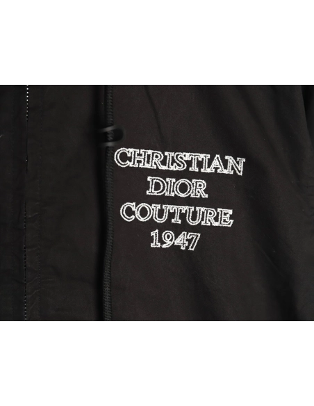 Dior letter print hooded windbreaker jacket TSK1,Dior
