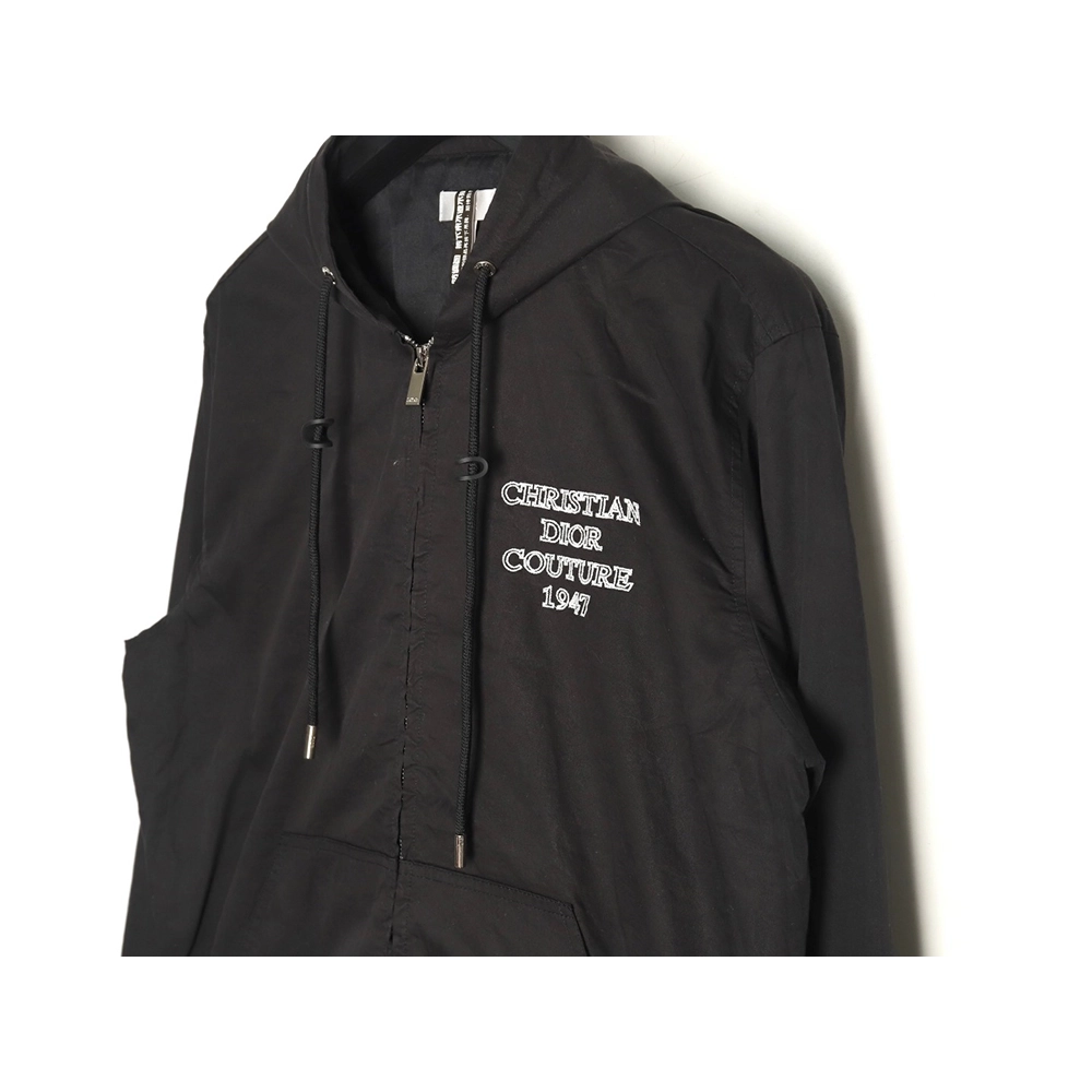 Dior letter print hooded windbreaker jacket TSK1,Dior