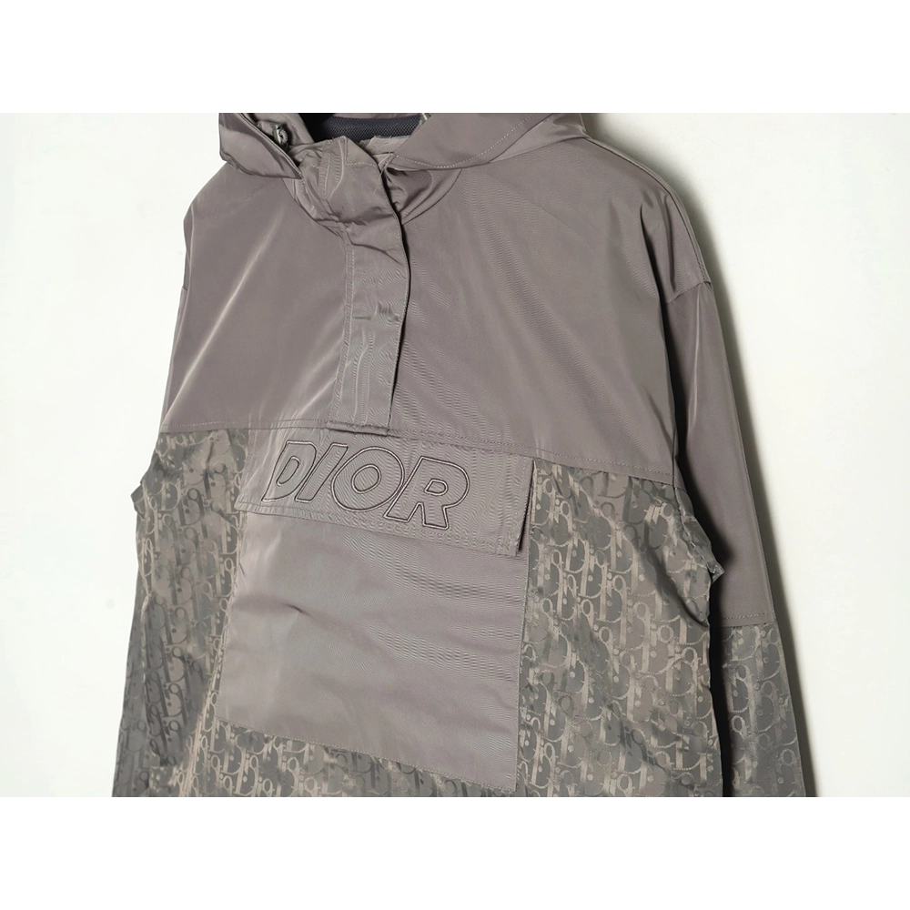 Dior half-zip embroidered all-over print jacket,Dior