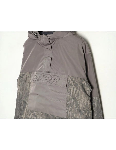 Dior half-zip embroidered all-over print jacket,Dior
