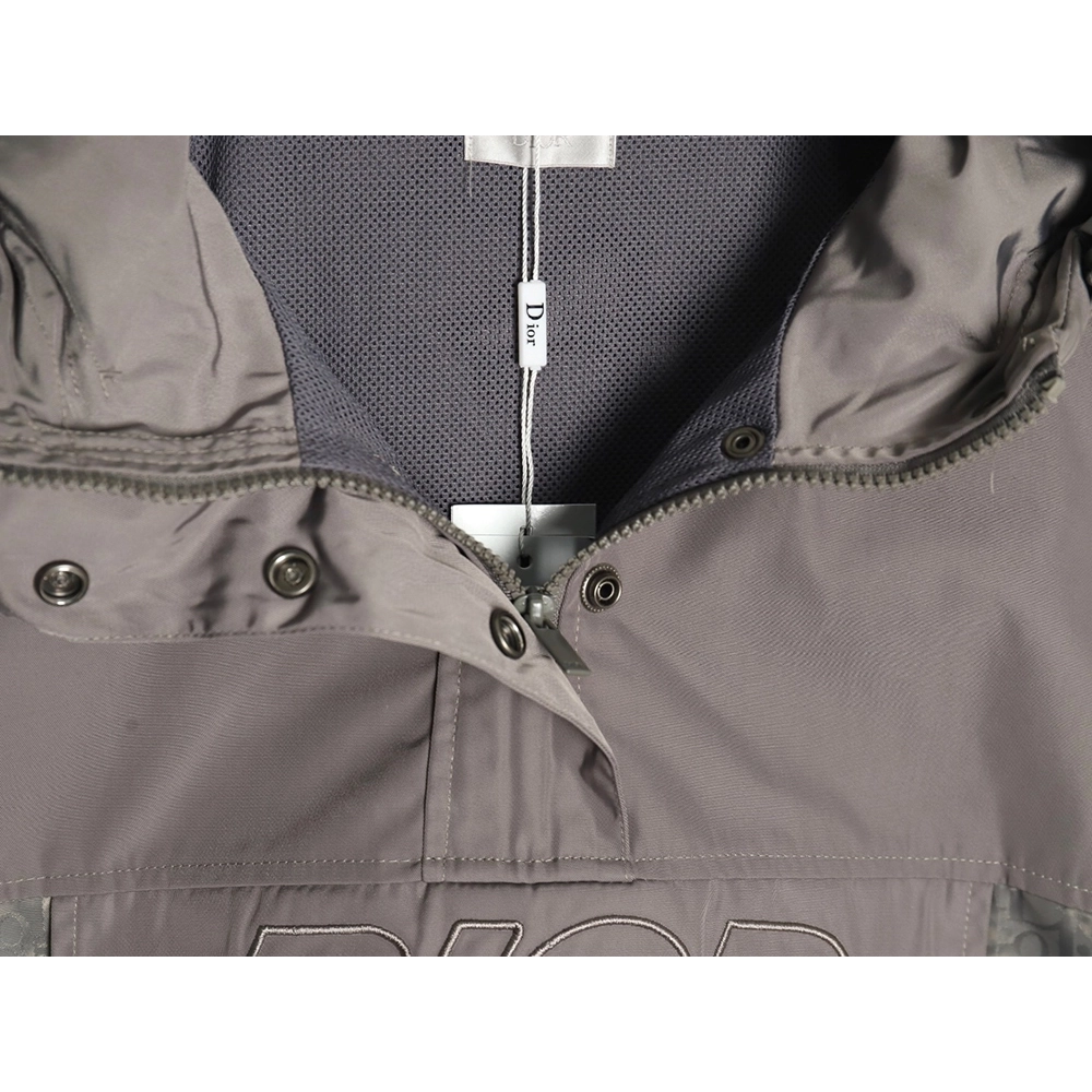 Dior half-zip embroidered all-over print jacket,Dior