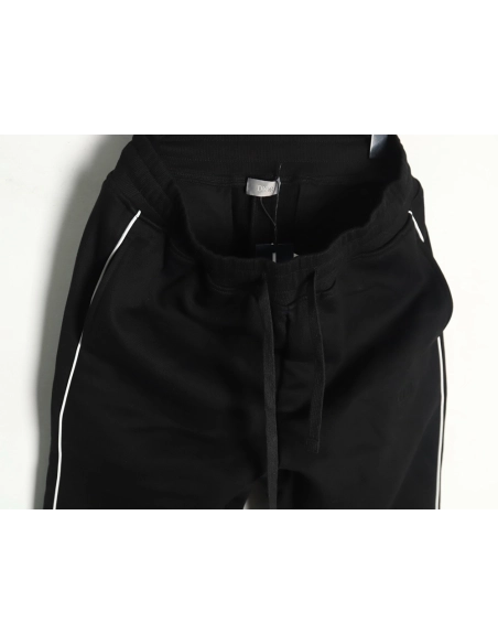 Dior round embroidery ribbon fleece trousers TSK1,Dior