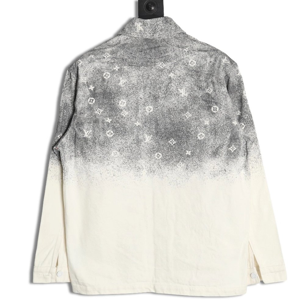 Louis Vuitton Gradient Starry Grey Denim Jacket,Louis Vuitton