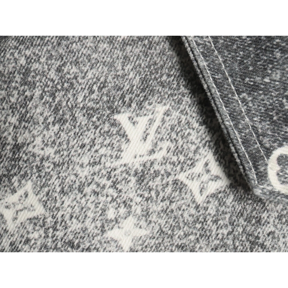 Louis Vuitton Gradient Starry Grey Denim Jacket,Louis Vuitton