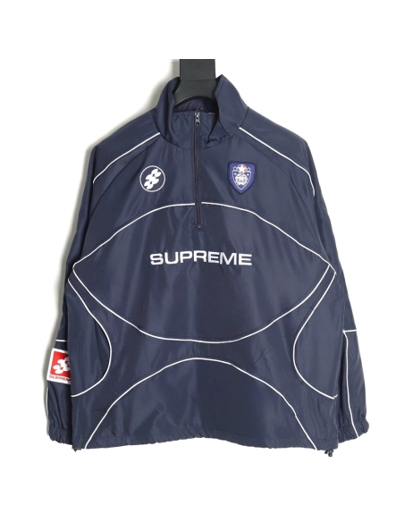 Supreme 3M reflective half-zip pullover jacket TSK1,Supreme