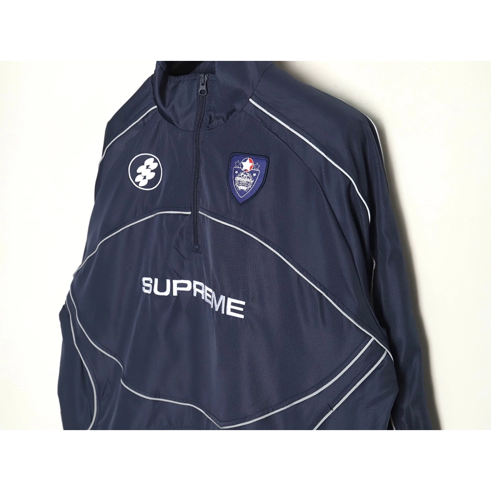 Supreme 3M reflective half-zip pullover jacket TSK1,Supreme