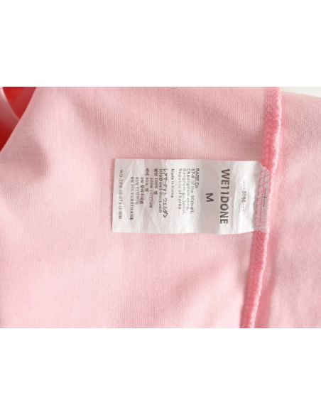 We11 Done cute heart skull gradient print long sleeve T-shirt,We11done