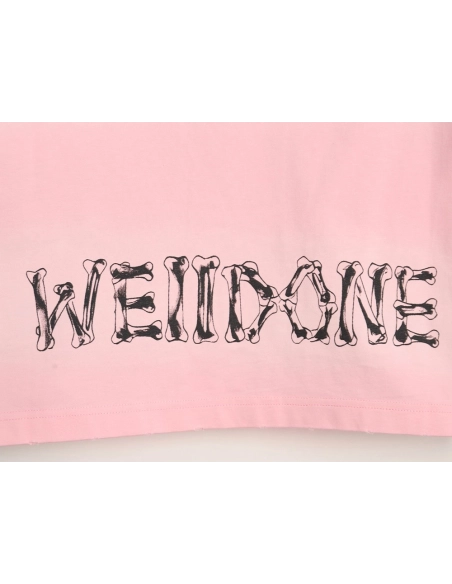 We11 Done cute heart skull gradient print long sleeve T-shirt,We11done