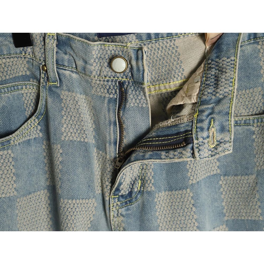 Louis Vuitton Checkerboard Jeans,Louis Vuitton