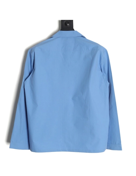 Miu Miu poplin pocket lapel long sleeve shirt TSK1,Miu Miu
