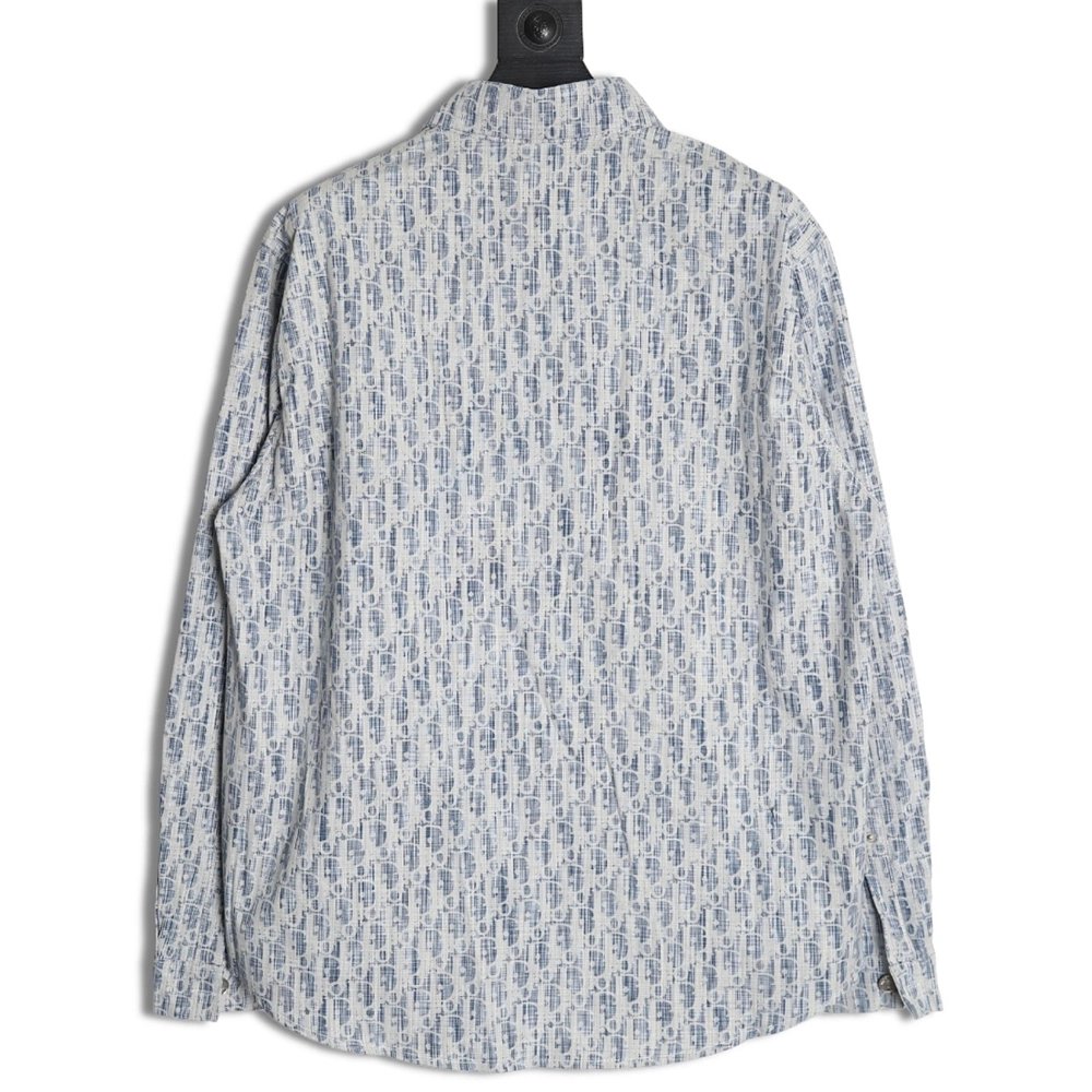 Dior classic all over print monogram denim shirt jacket,Dior