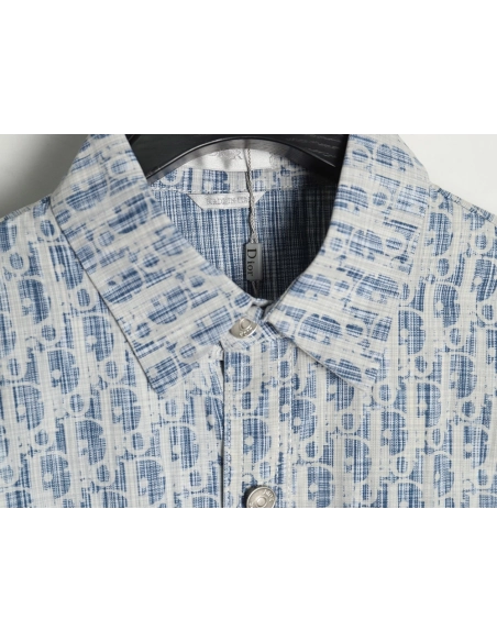 Dior classic all over print monogram denim shirt jacket,Dior
