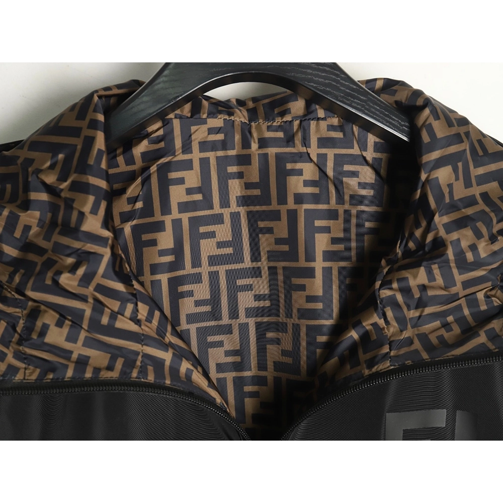 Fendi monogram FF full print double-sided windbreaker zipper jacket,Fendi