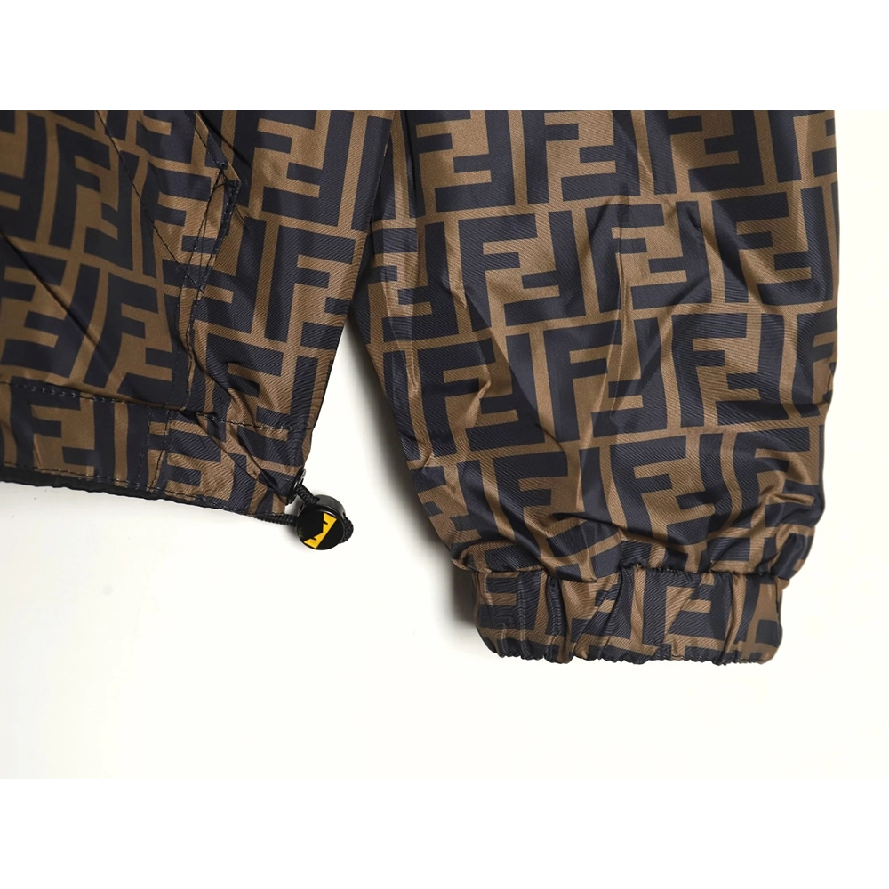 Fendi monogram FF full print double-sided windbreaker zipper jacket,Fendi