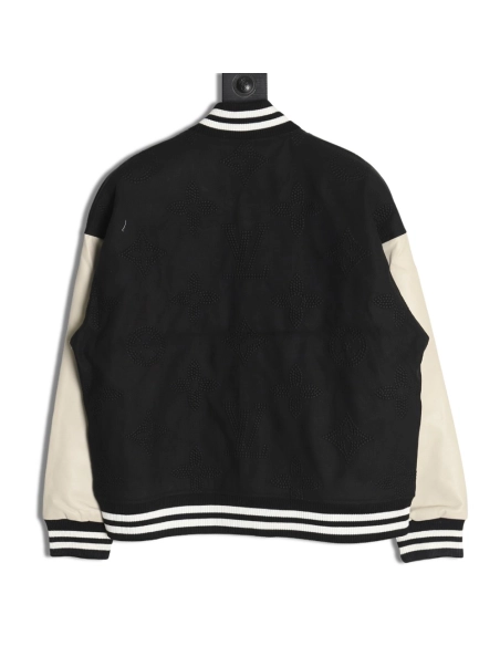 Louis Vuitton Pearl Presbyopia Baseball Jacket TSK1,Louis Vuitton