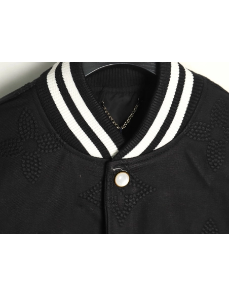 Louis Vuitton Pearl Presbyopia Baseball Jacket TSK1,Louis Vuitton