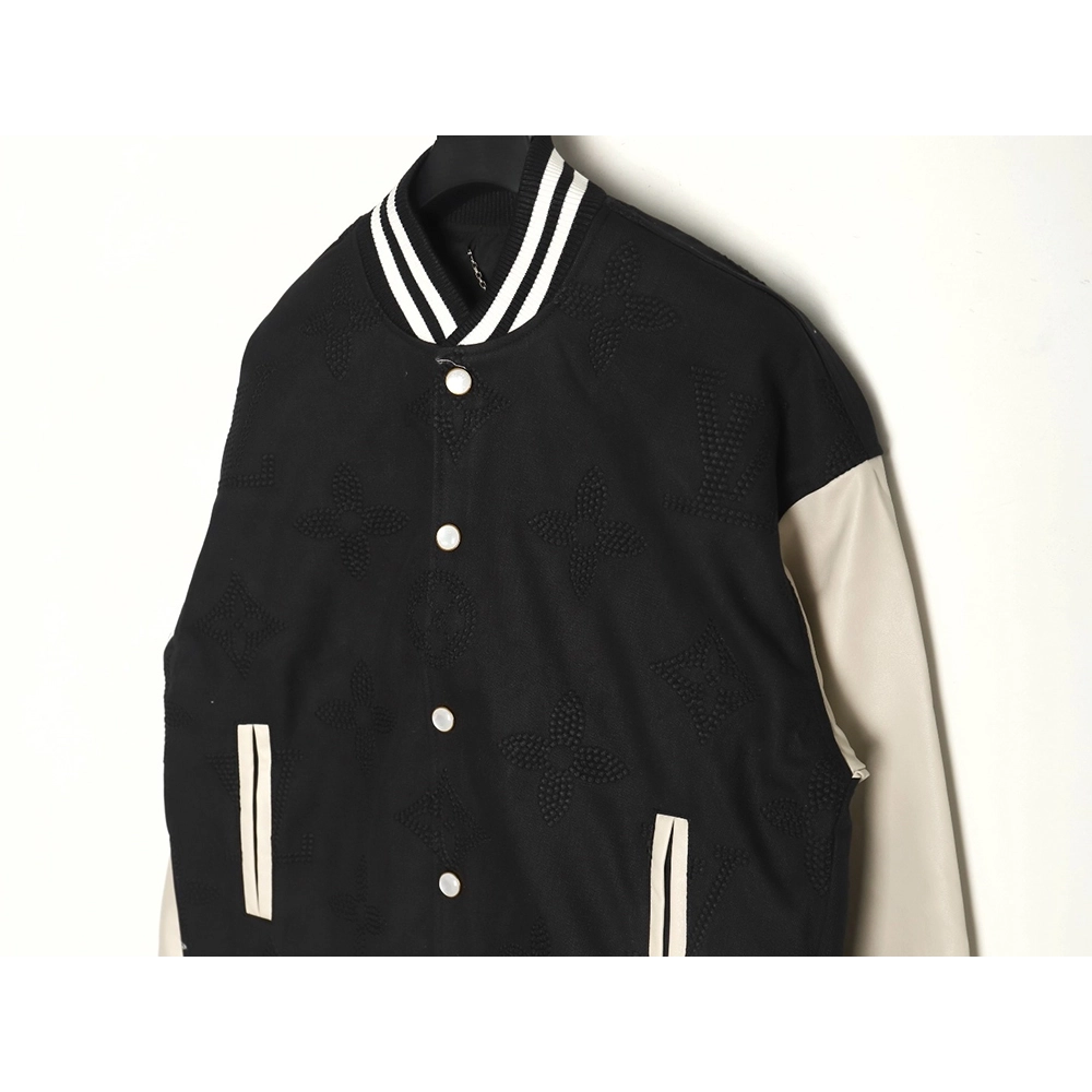 Louis Vuitton Pearl Presbyopia Baseball Jacket TSK1,Louis Vuitton